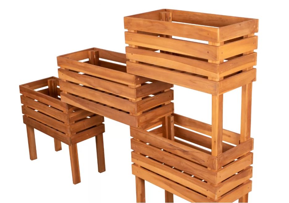 Teakholz Hochbeet Dundee