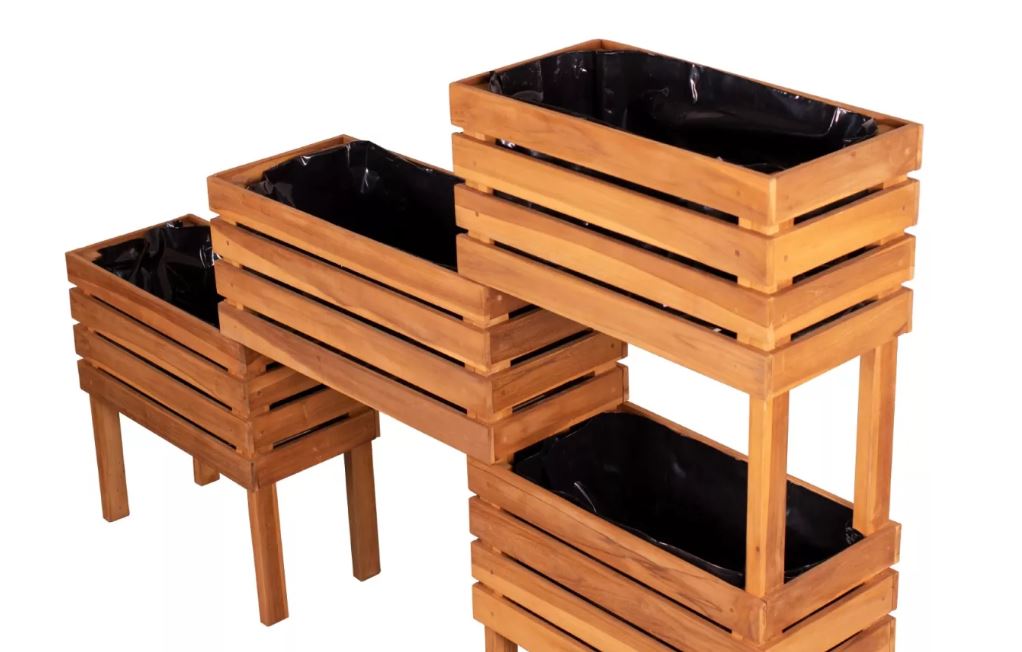 Teakholz Hochbeet Dundee