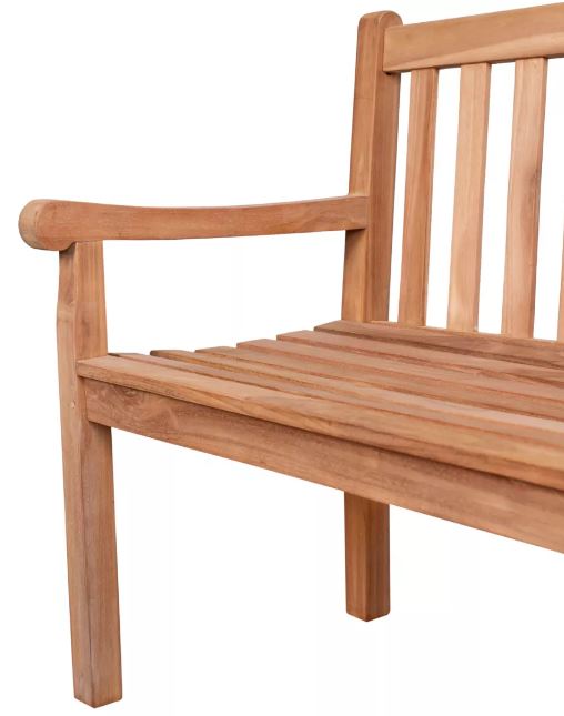 Teakholz Gartenbank Glückauf 120 cm