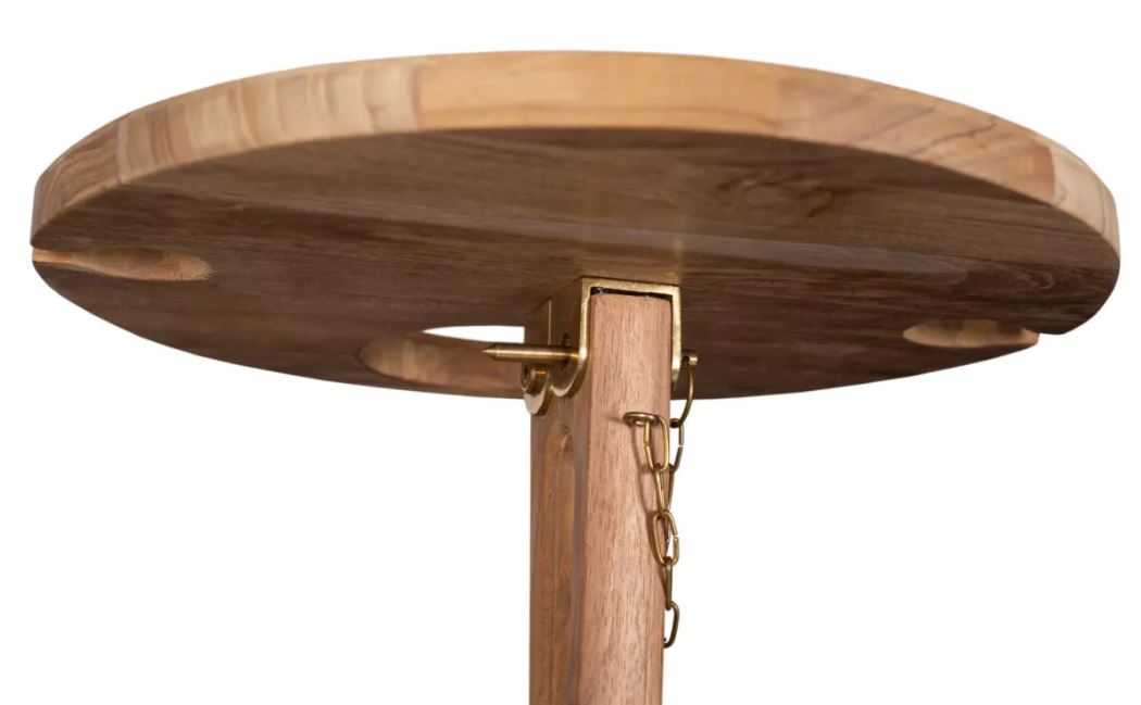 Getränkehalter Poole Teak für Gläser und Flaschen