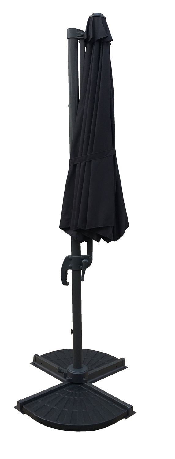 Deluxe-Ampelschirm Ø 300 cm (anthrazit)