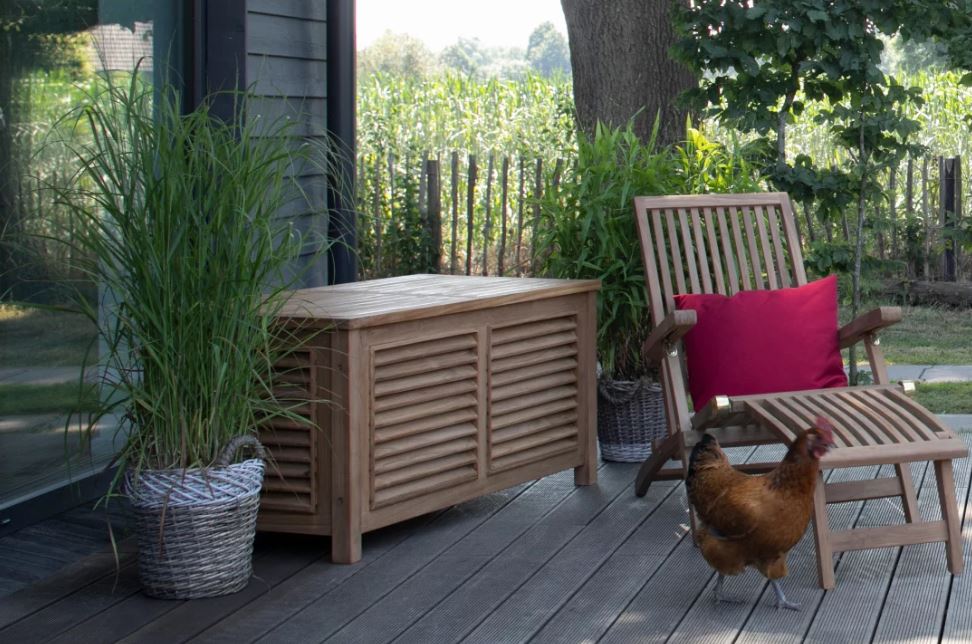 Aufbewahrungsbox Auflagenbox Teak Grande II