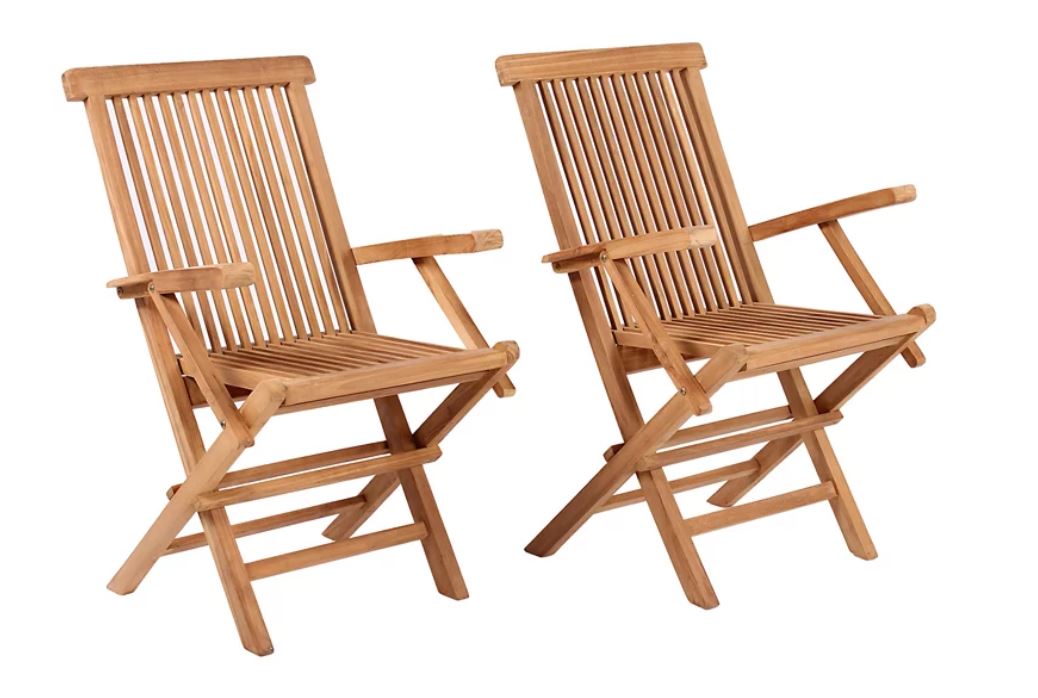 Klappsessel Armlehnen Andover Teak