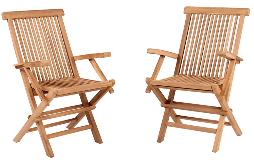Klappsessel Armlehnen Andover Teak
