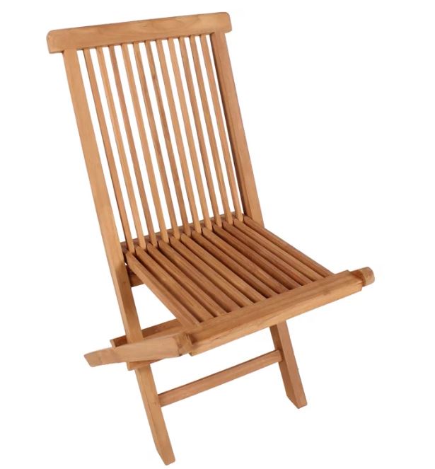 Klappstuhl ohne Armlehnen Langton Teak
