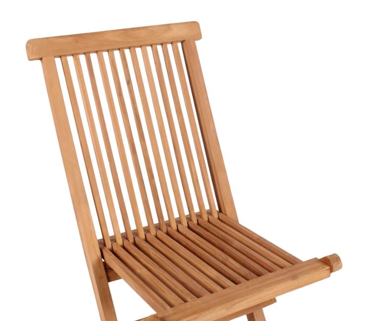 Klappstuhl ohne Armlehnen Langton Teak