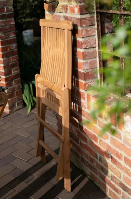 Klappstuhl ohne Armlehnen Langton Teak