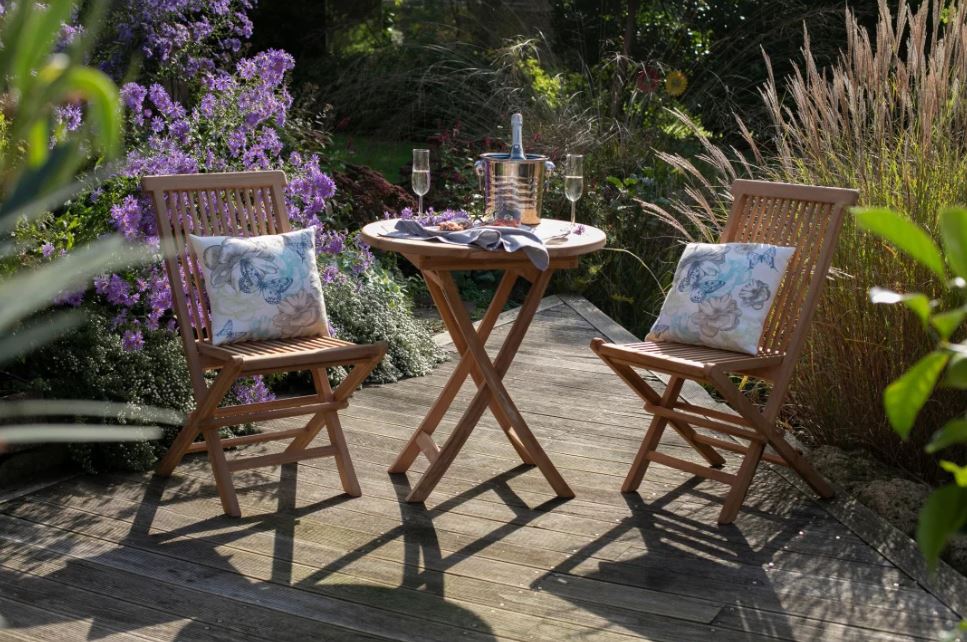 Klappstuhl ohne Armlehnen Langton Teak