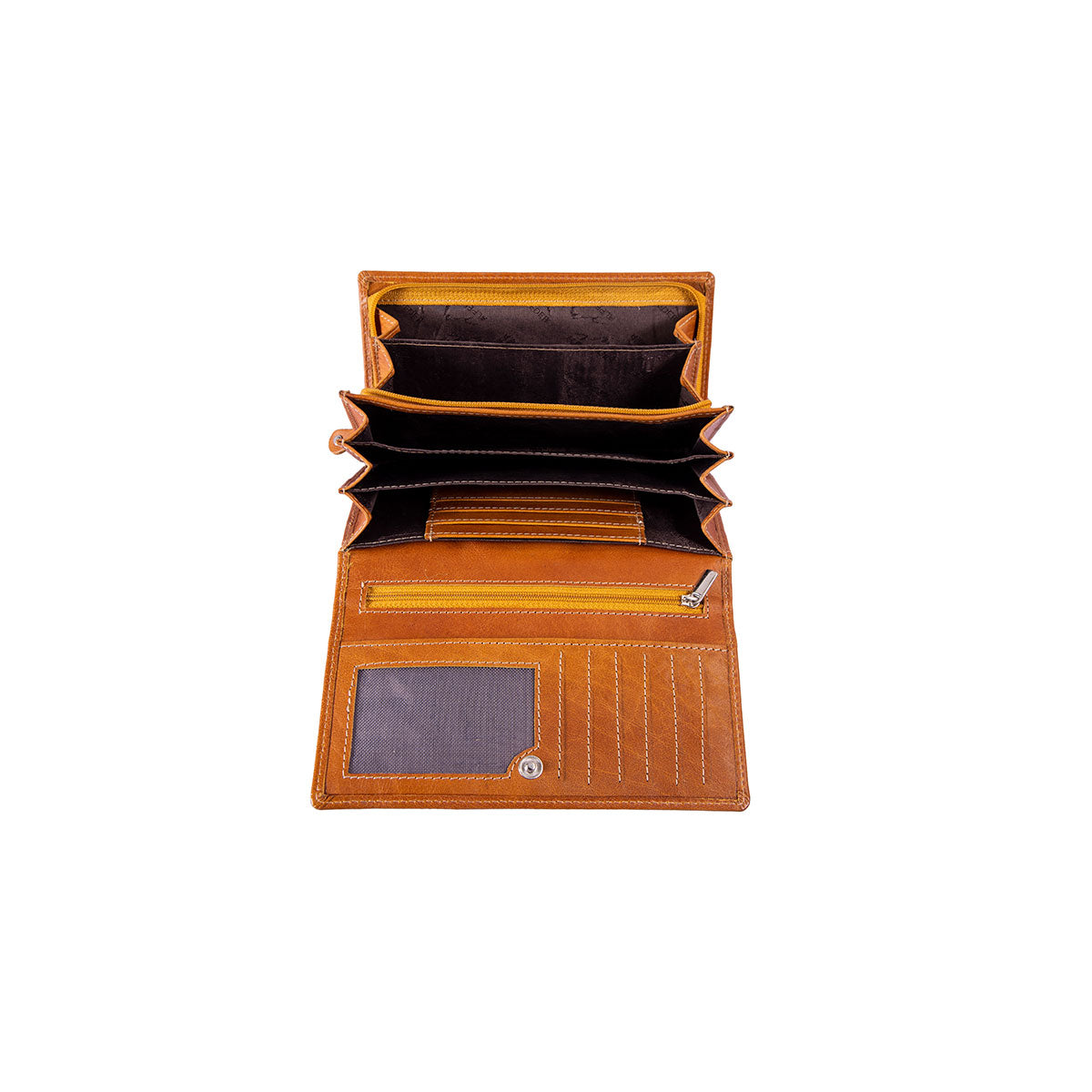 Damengeldbeutel Almrausch Cognac