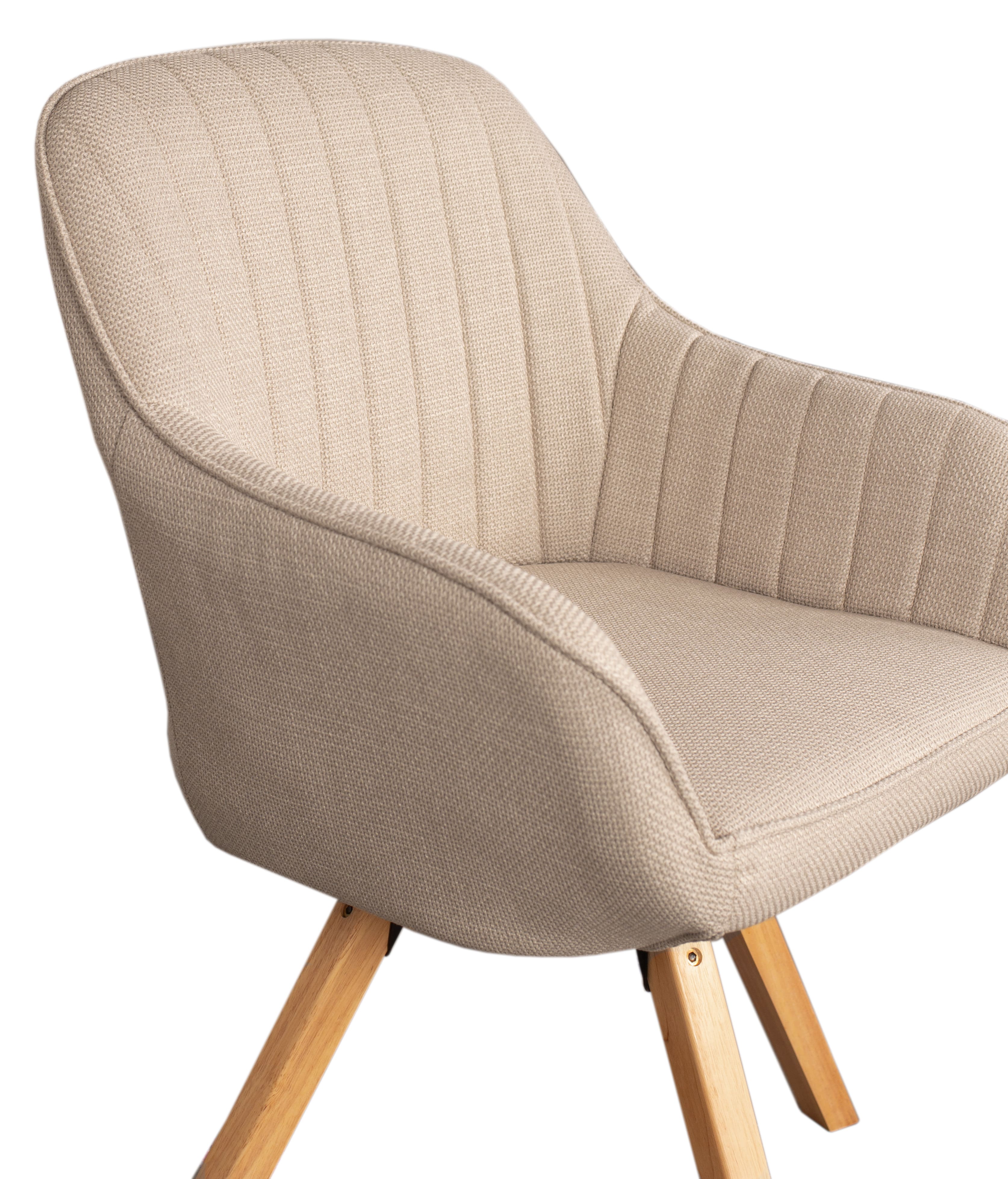 Diningsessel Matera beige (drehbar)