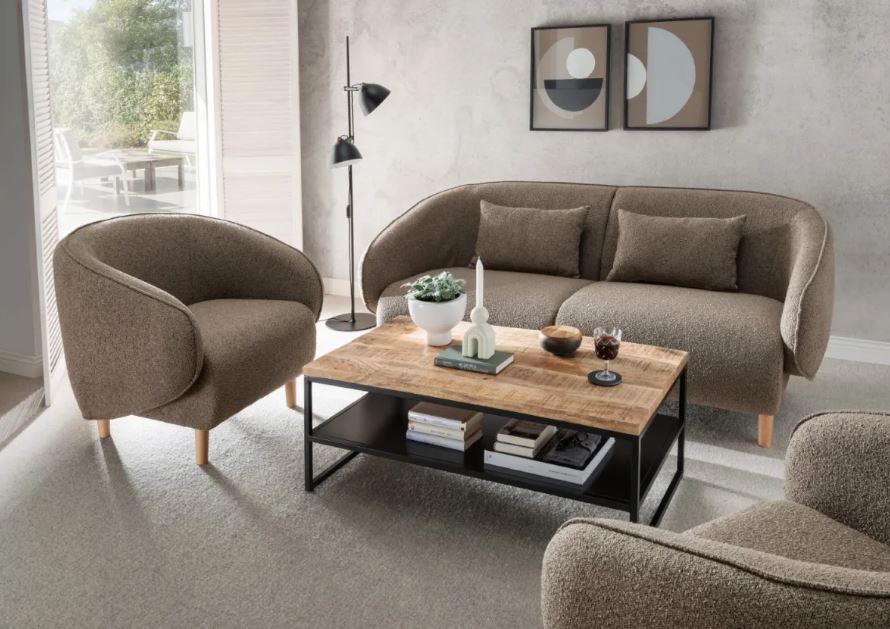 Couchtisch Sicilia Mangoholz natur (110 x 60 cm)