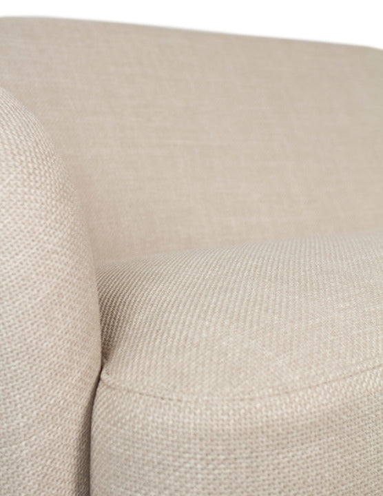 Lounge Sofa Loconia 2,5-Sitzer Beige