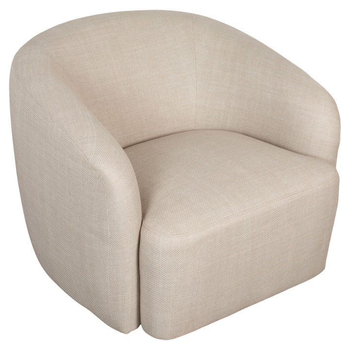 Loungesessel Loconia Beige (drehbar)