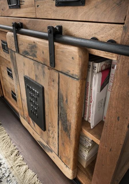 Vintage Sideboard Florenz Mangoholz (150 cm)