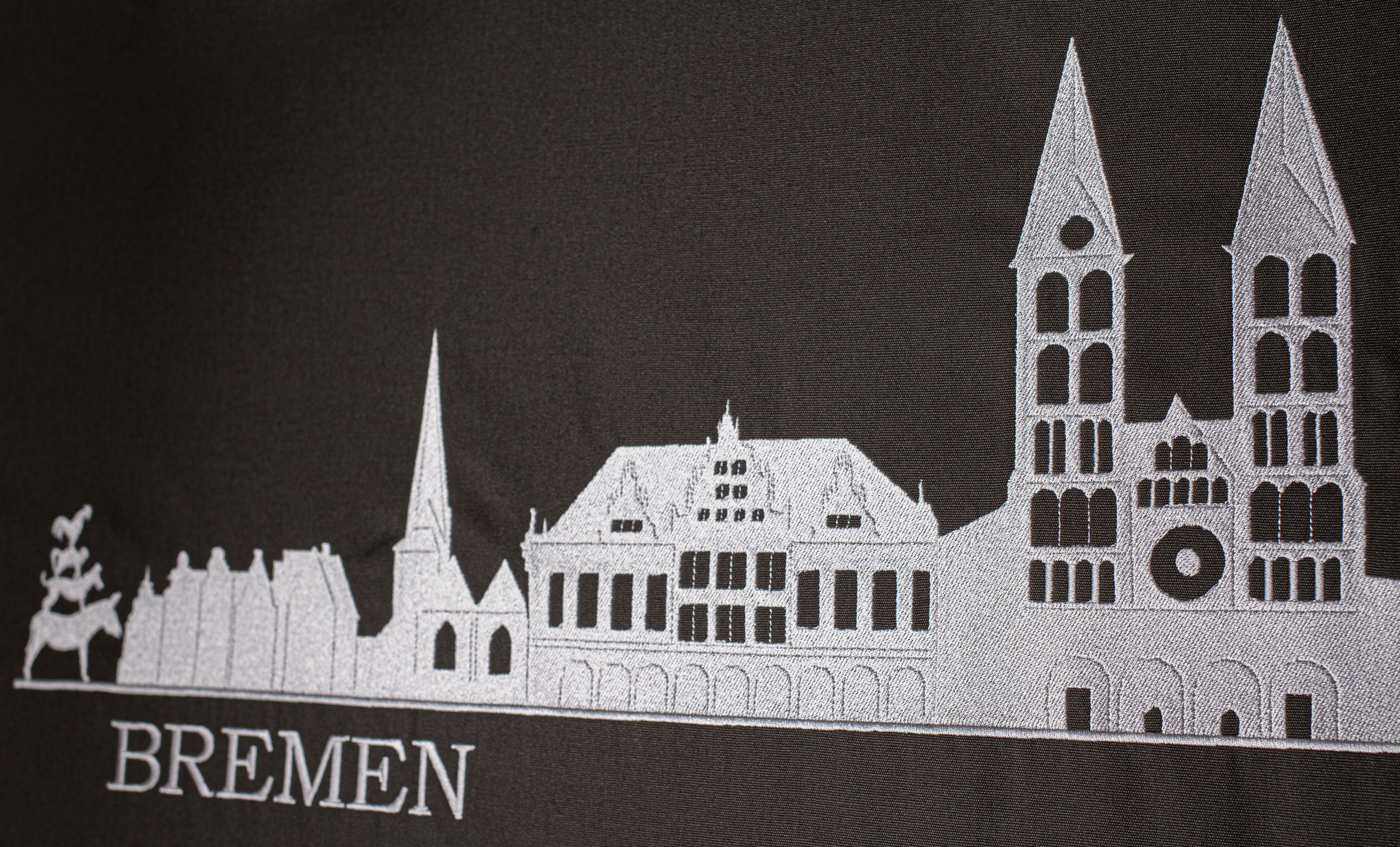 Strandkorb Düne Teak Skyline Bremen inkl. Feuerschale IDAHO