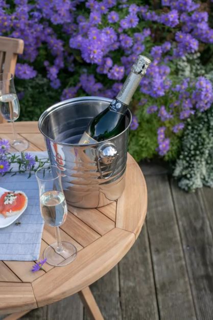 Teakholz Klapptisch Sutton rund (Ø 70 cm)