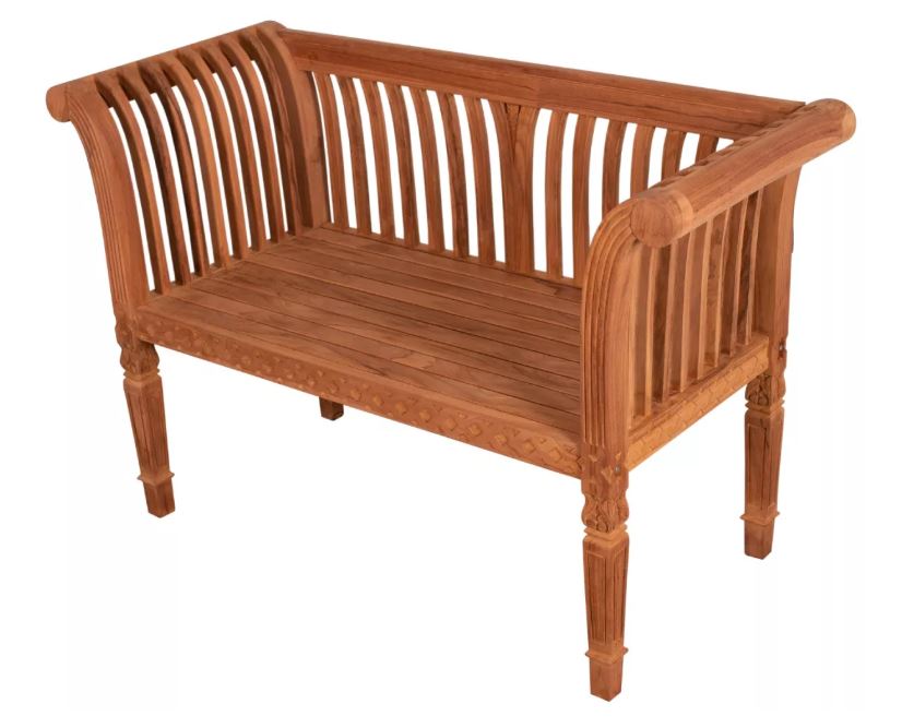 Teakholz Gartenbank Newport 120 cm