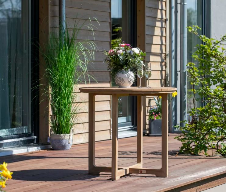 Teakholz Gartentisch Retford (85 cm)