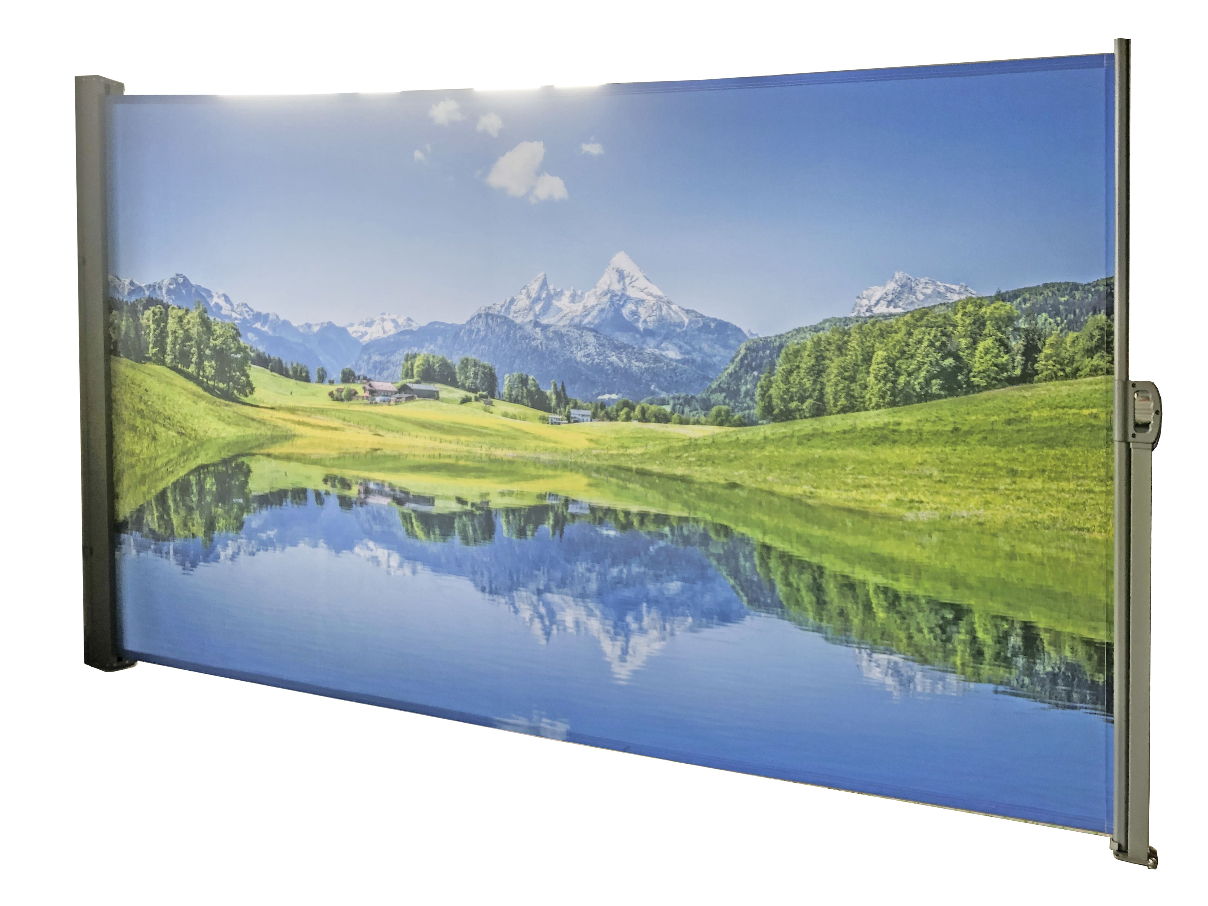 seitenmarkise-motiv-bergsee