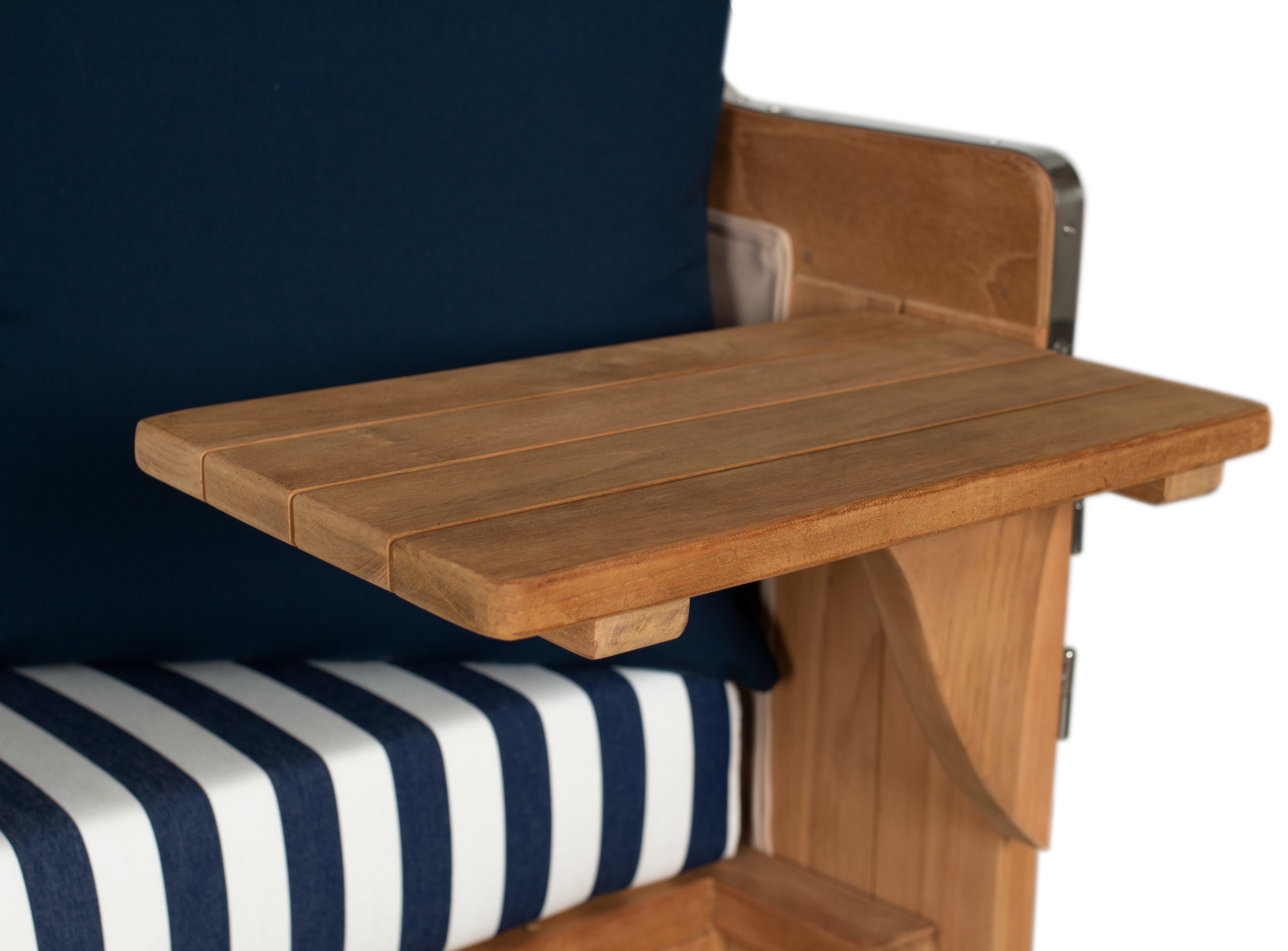 Strandkorb Düne Grande Bullauge PE Banana Dessin 518 inkl. Feuerschale IDAHO