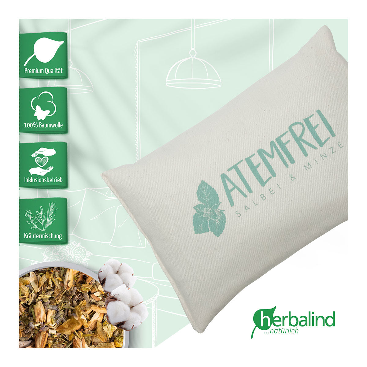Kräuterkissen "Atemfrei"