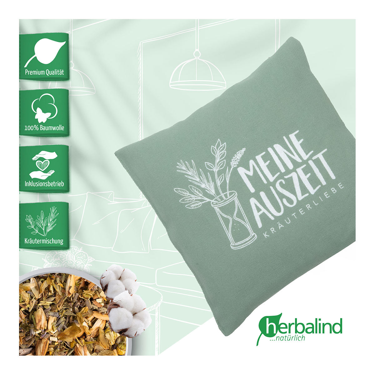 Kräuterkissen "Auszeit"