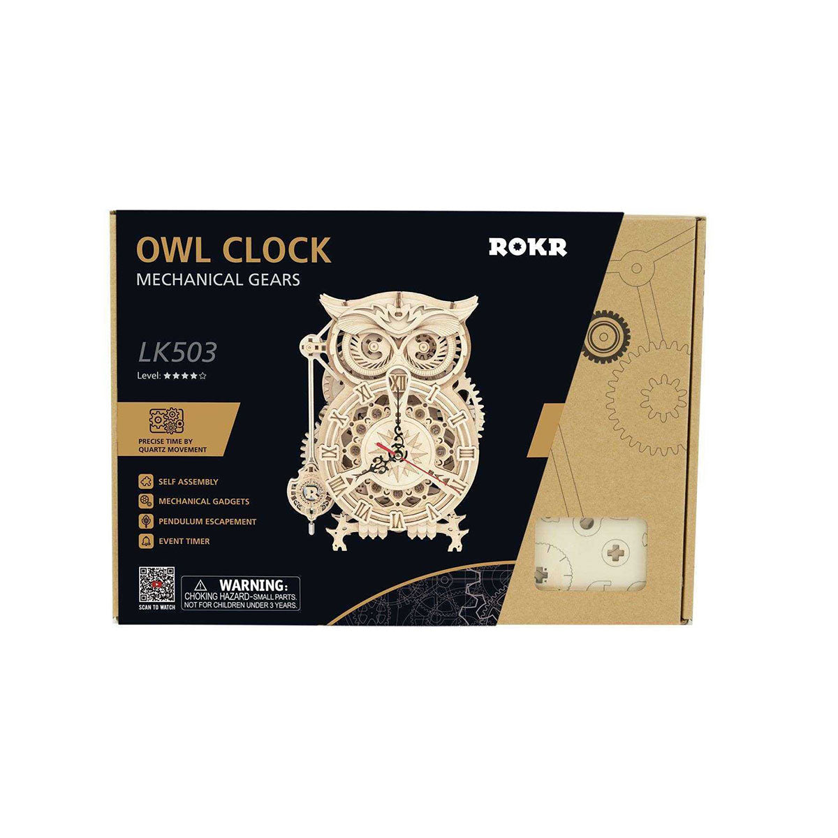 3D-Holzpuzzle Eule