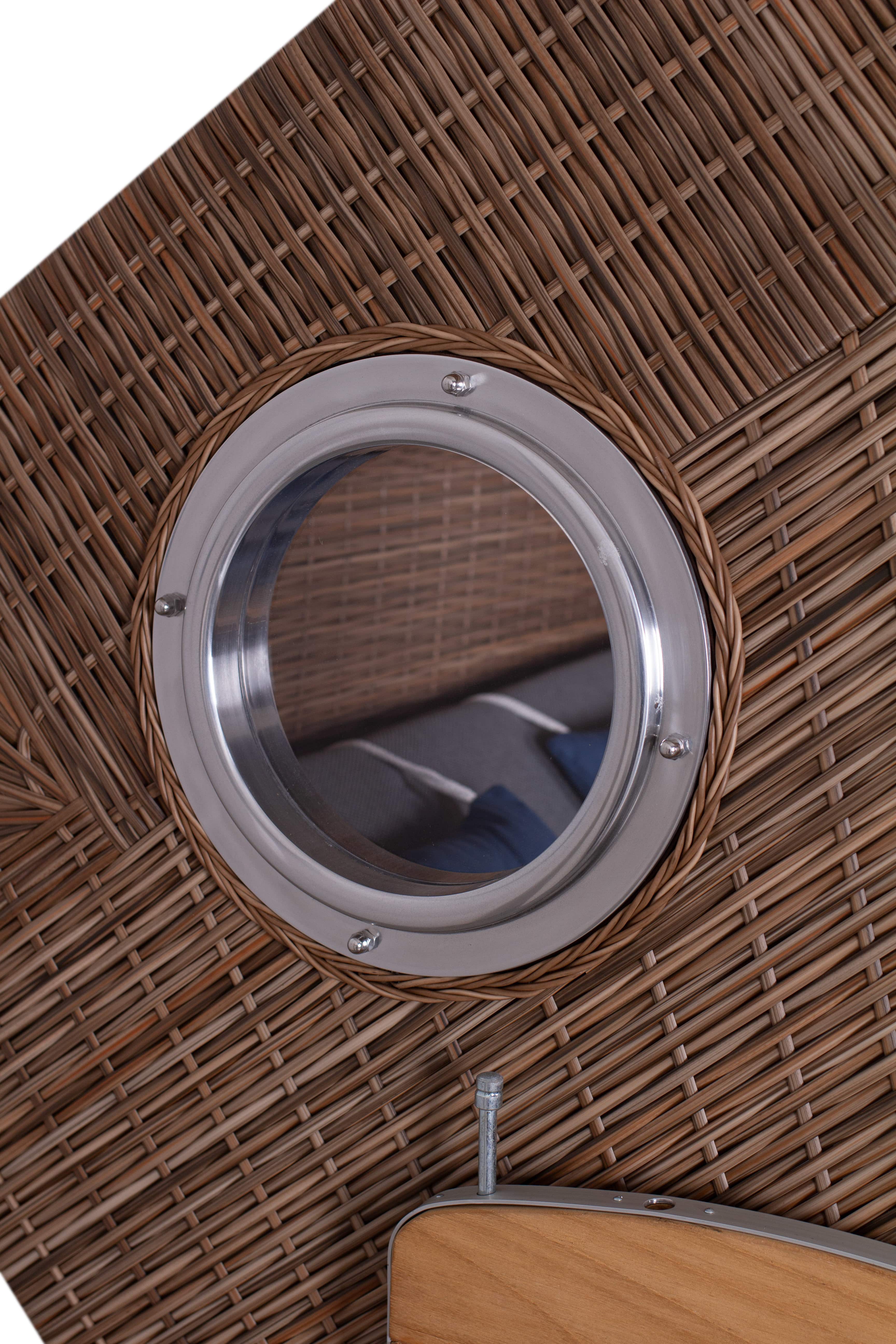 Strandkorb deVries PURE® Cliff XL SUN PE griseum Dessin 486