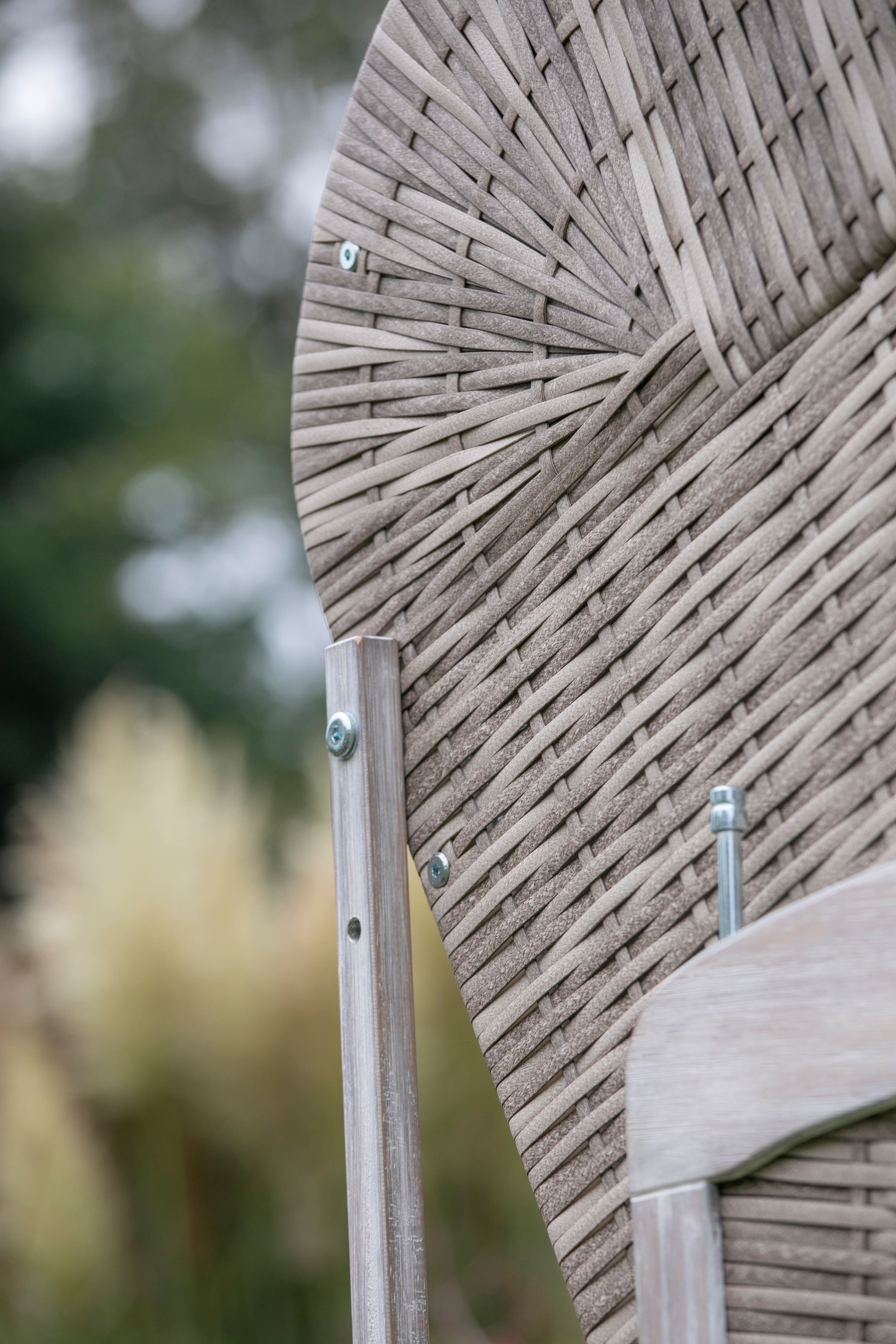 Strandkorb deVries PURE® Classic XL SUN PE white kubu Dessin 402