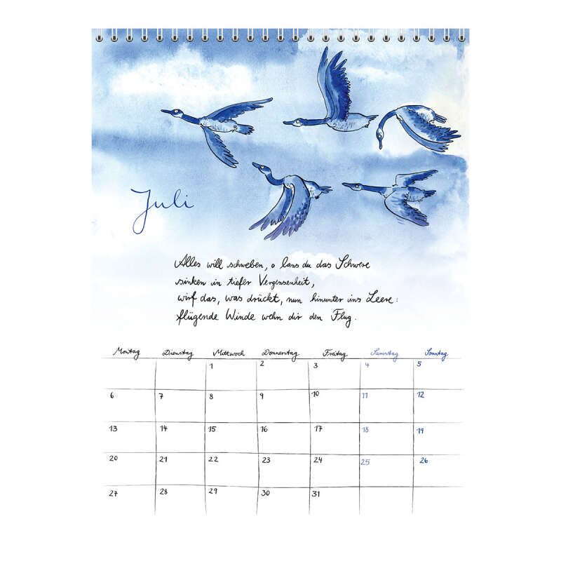 Rilke Wandkalender/Planer 2026