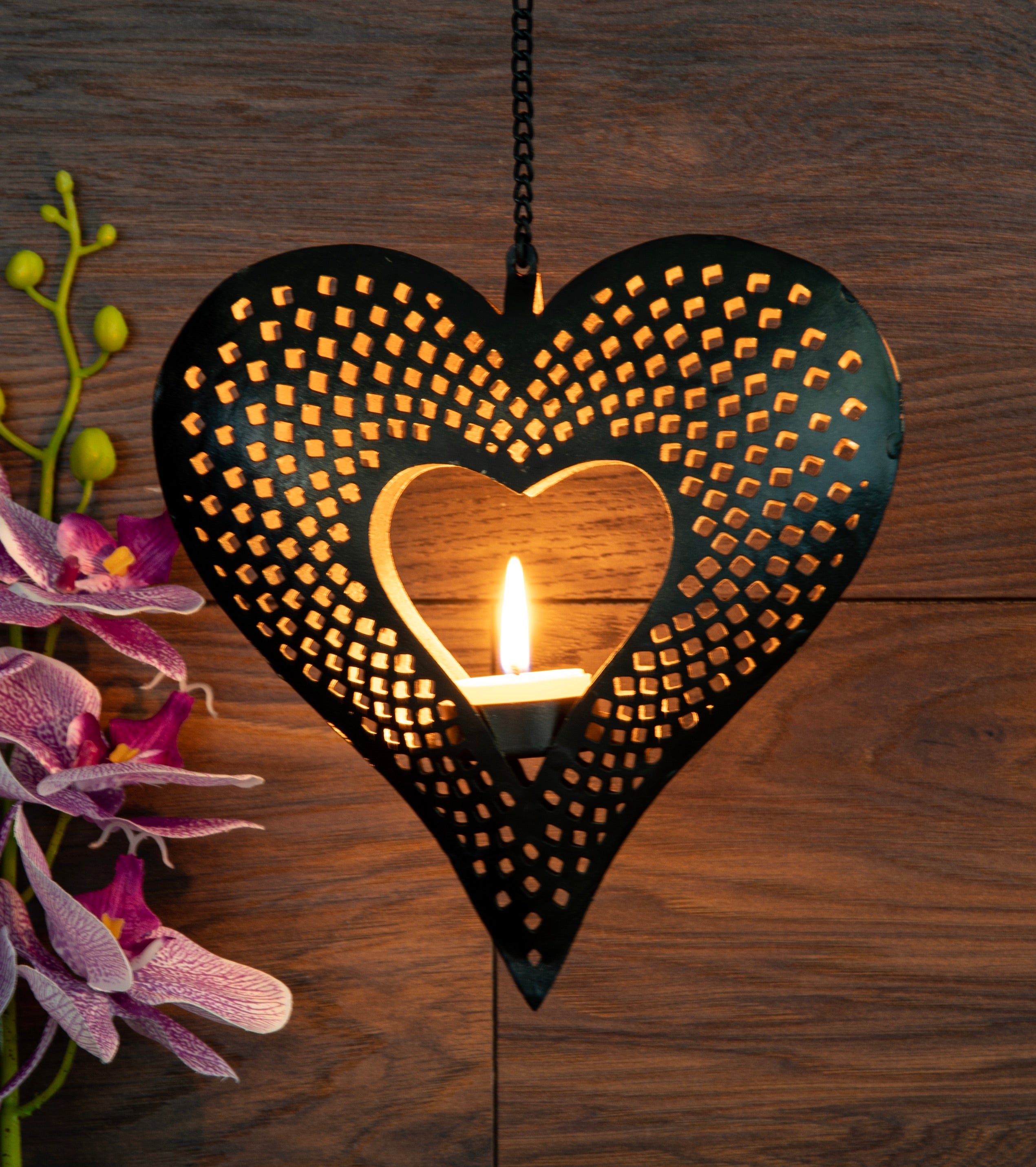 Orientalische Lichter 3er-Set (Herz + Sonne + Mond)