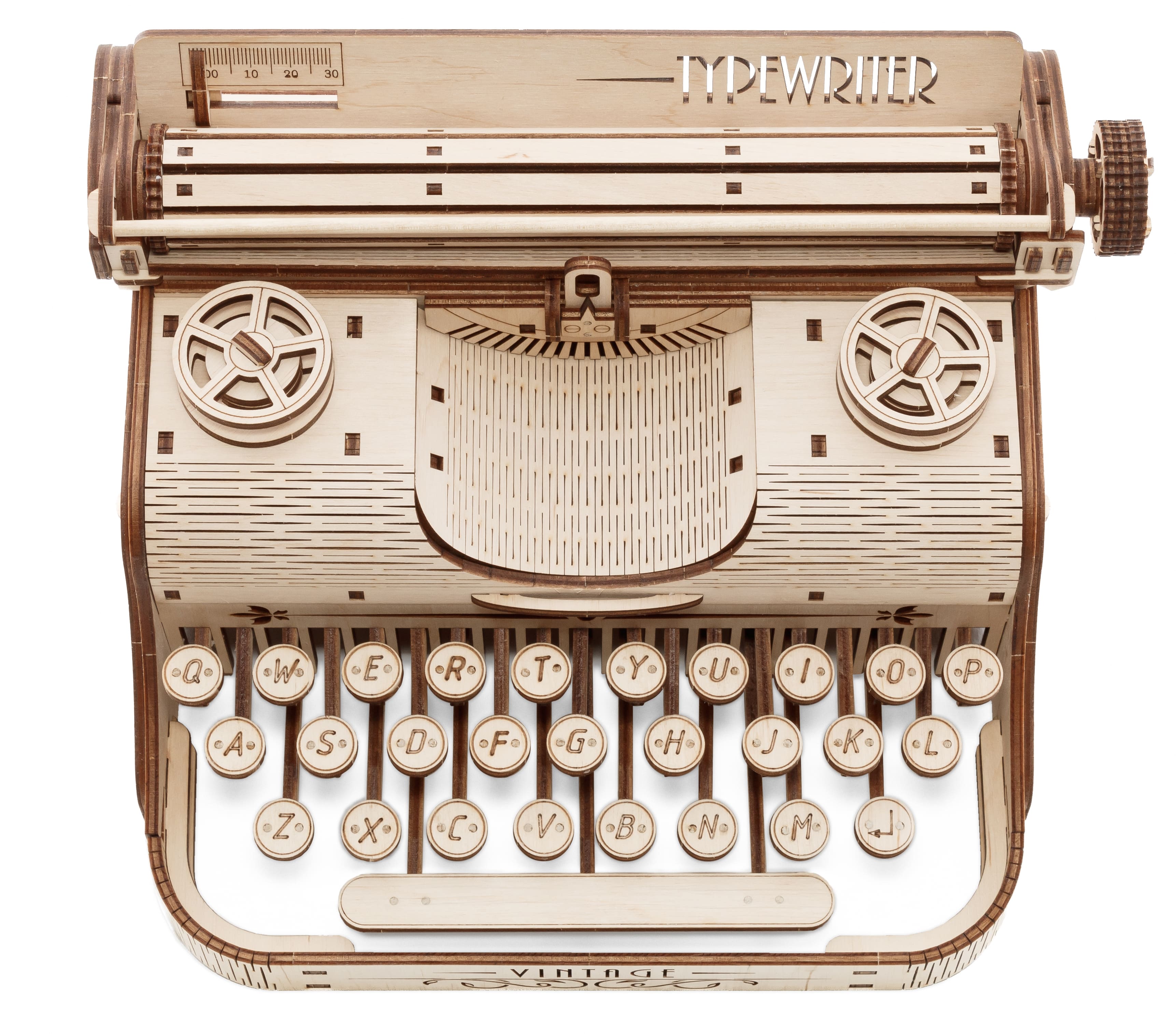 3D-Holzpuzzle Schreibmaschine