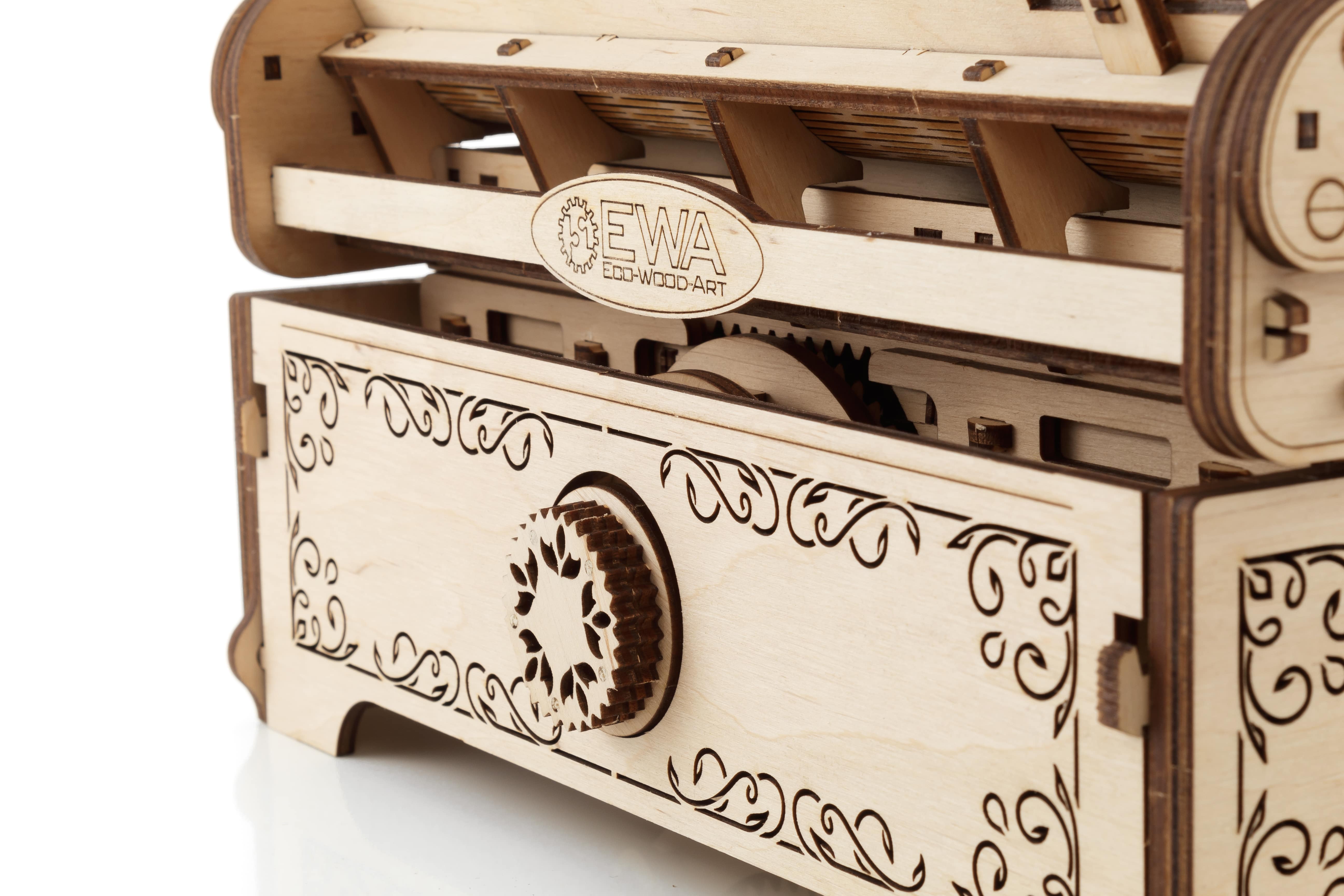 3D-Holzpuzzle Schreibmaschine