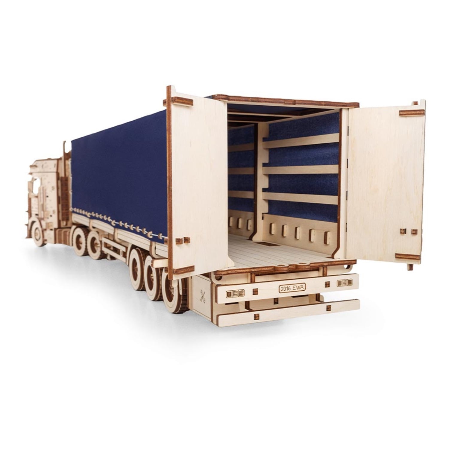 3D-Holzpuzzle Road King LKW mit Container