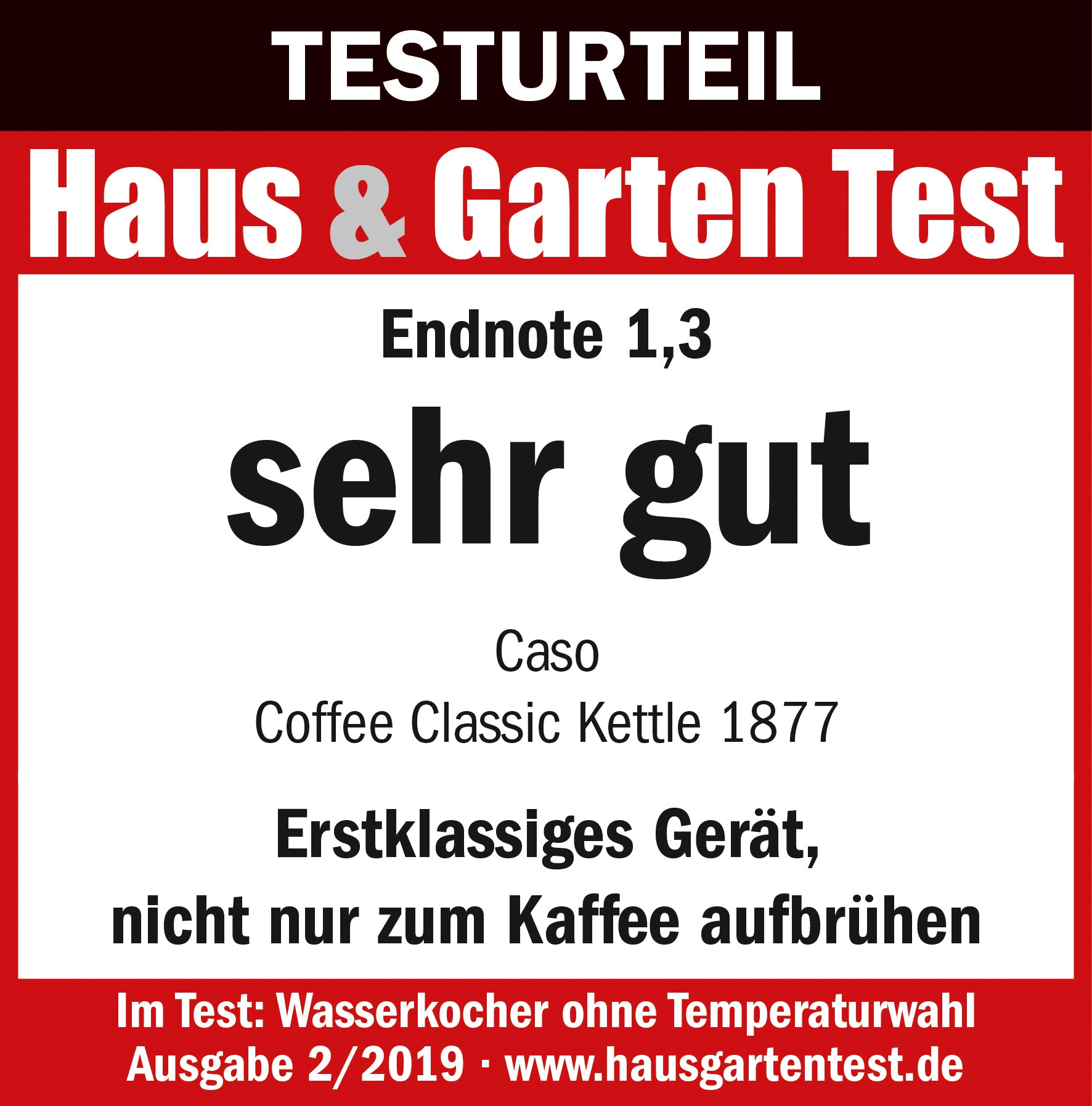 Nostalgischer Wasserkocher Coffee Classic Kettle