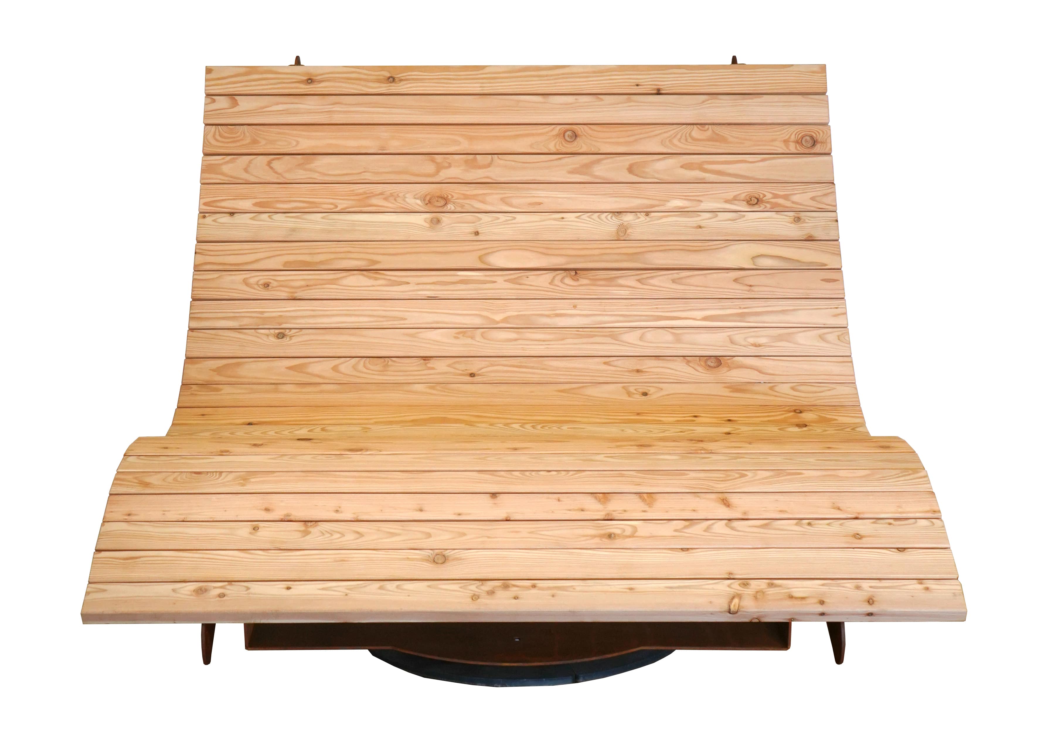 Doppelliege (Edelrost & Lärchenholz)