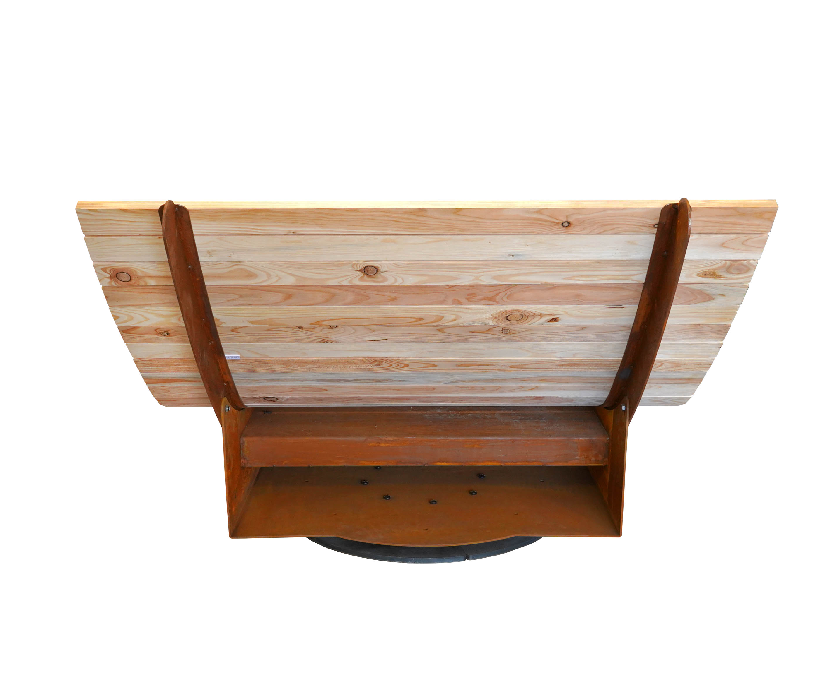 Doppelliege (Edelrost & Lärchenholz)