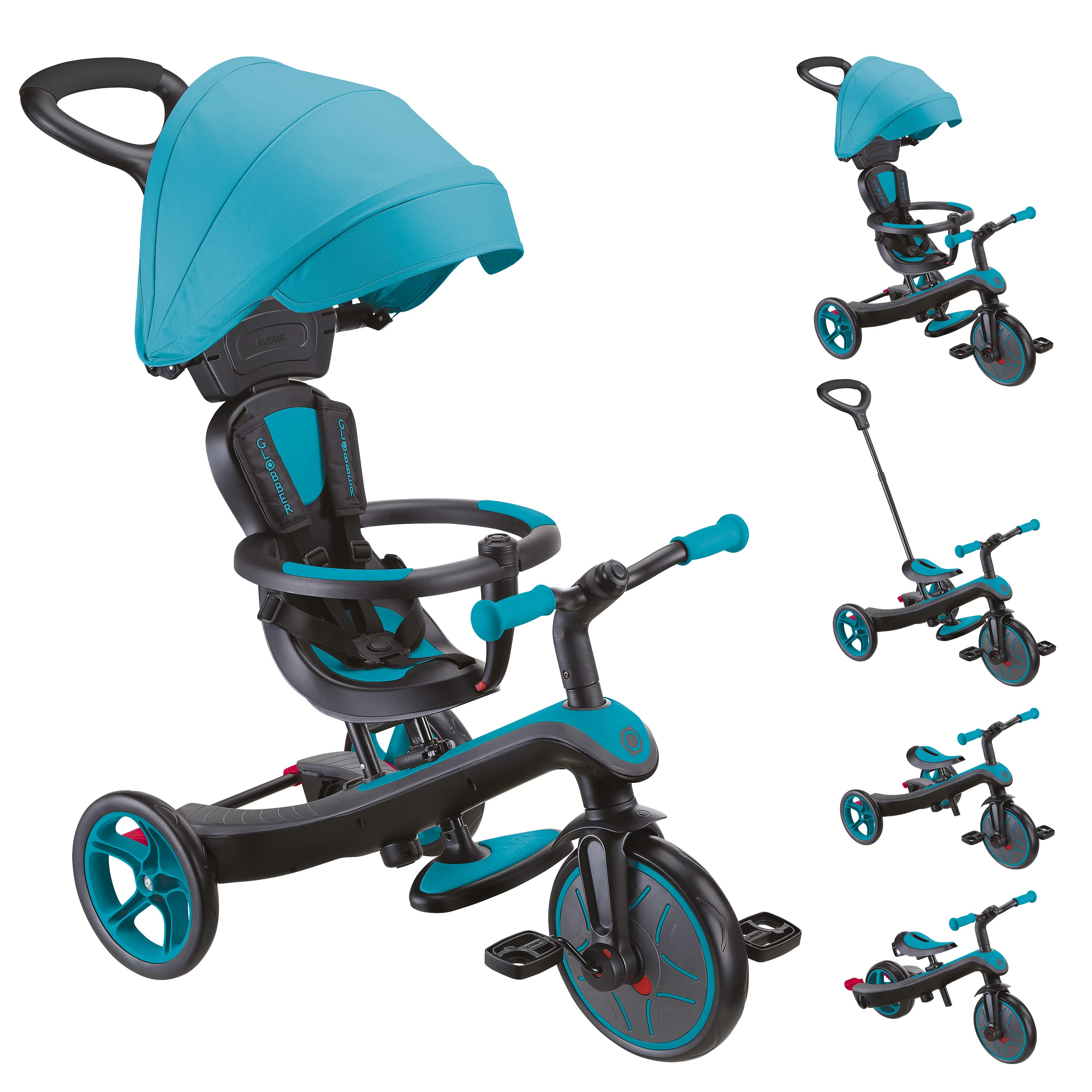 GLOBBER EXPLORER TRIKE 4in1 türkis