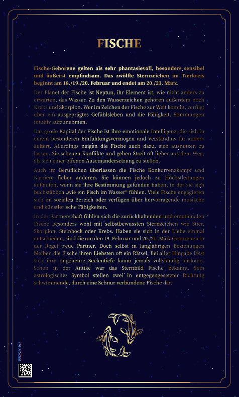 Goldbarren Sternzeichen Fische (mit Zertifikat)