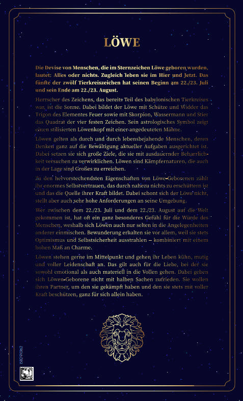 Goldbarren Sternzeichen Löwe (mit Zertifikat)