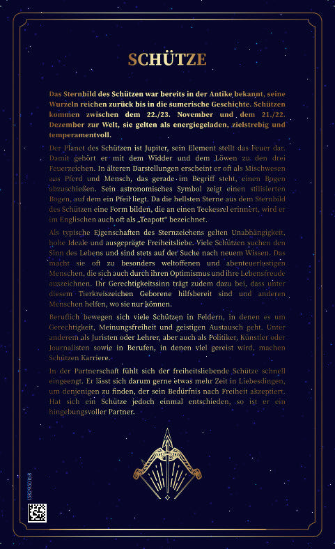 Goldbarren Sternzeichen Schütze (mit Zertifikat)