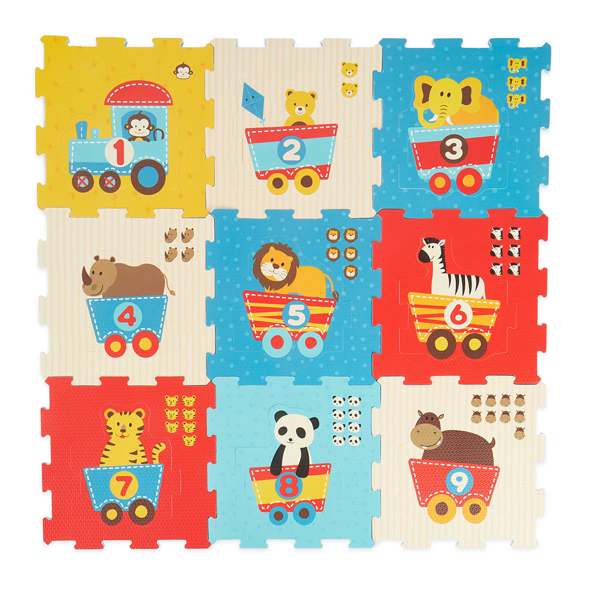 Puzzlematte Tier Motivzug (18 Teile)