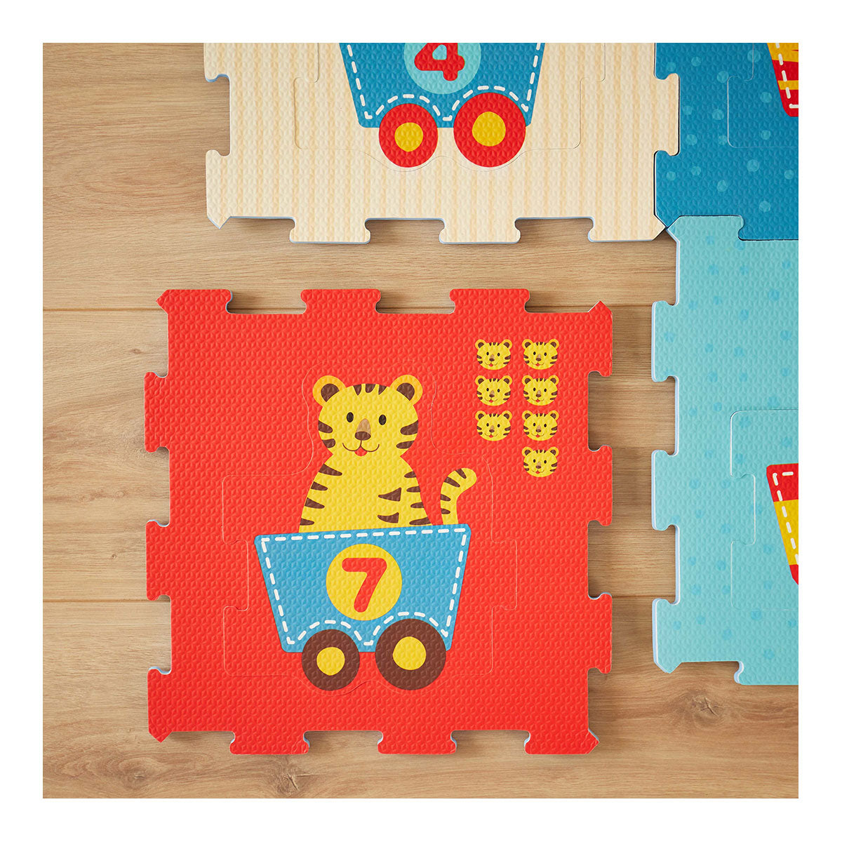 Puzzlematte Tier Motivzug (18 Teile)