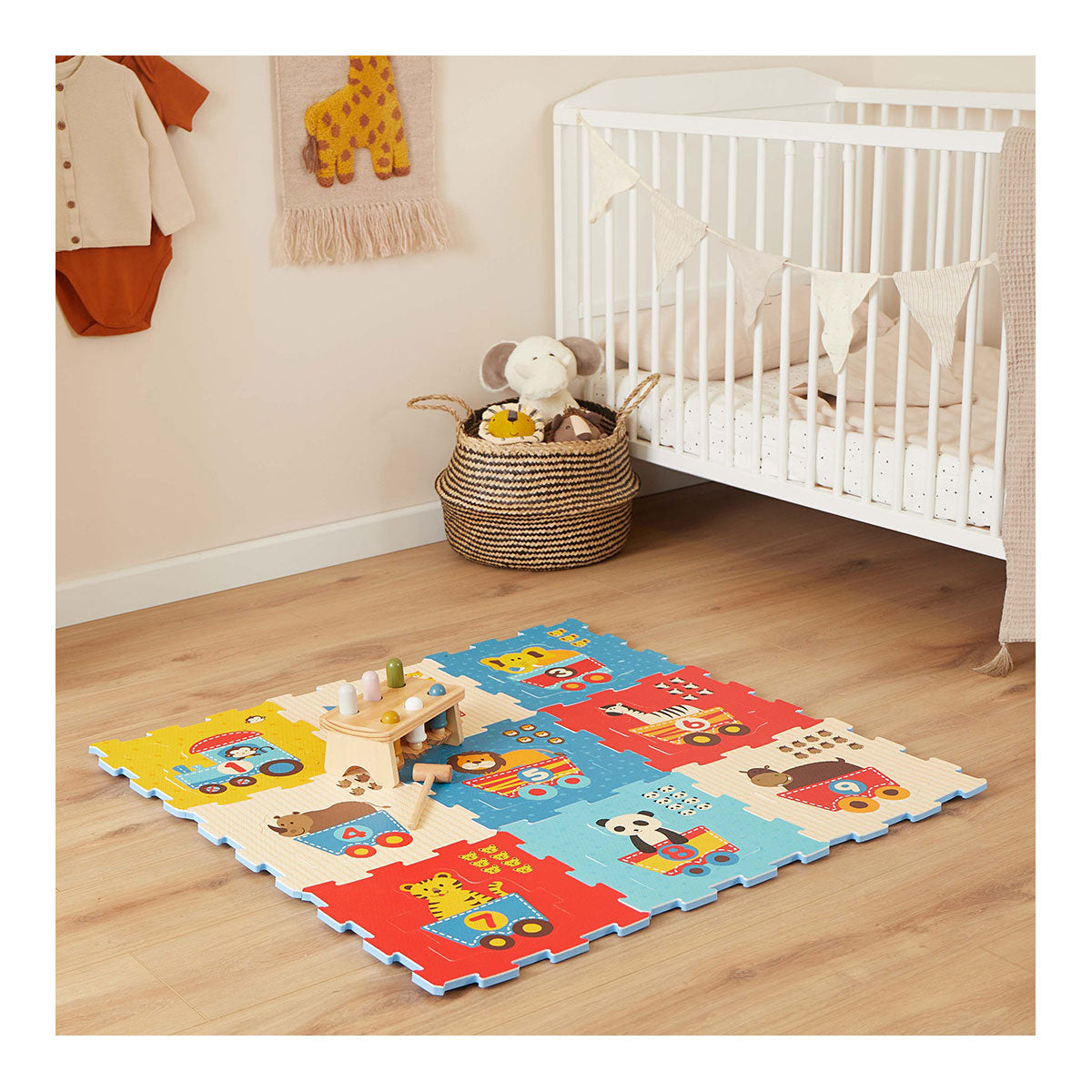 Puzzlematte Tier Motivzug (18 Teile)