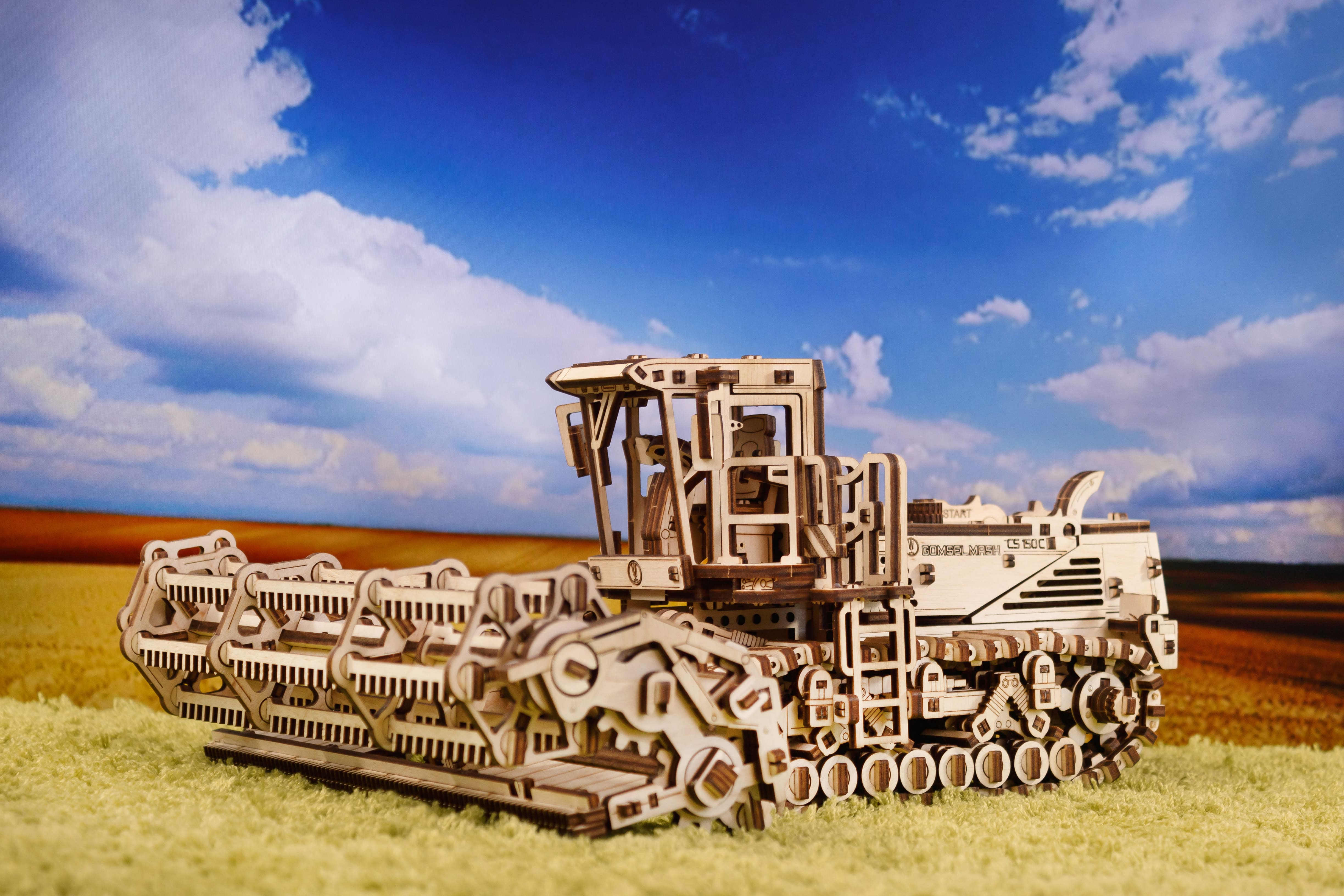 3D-Holzpuzzle Mähdrescher