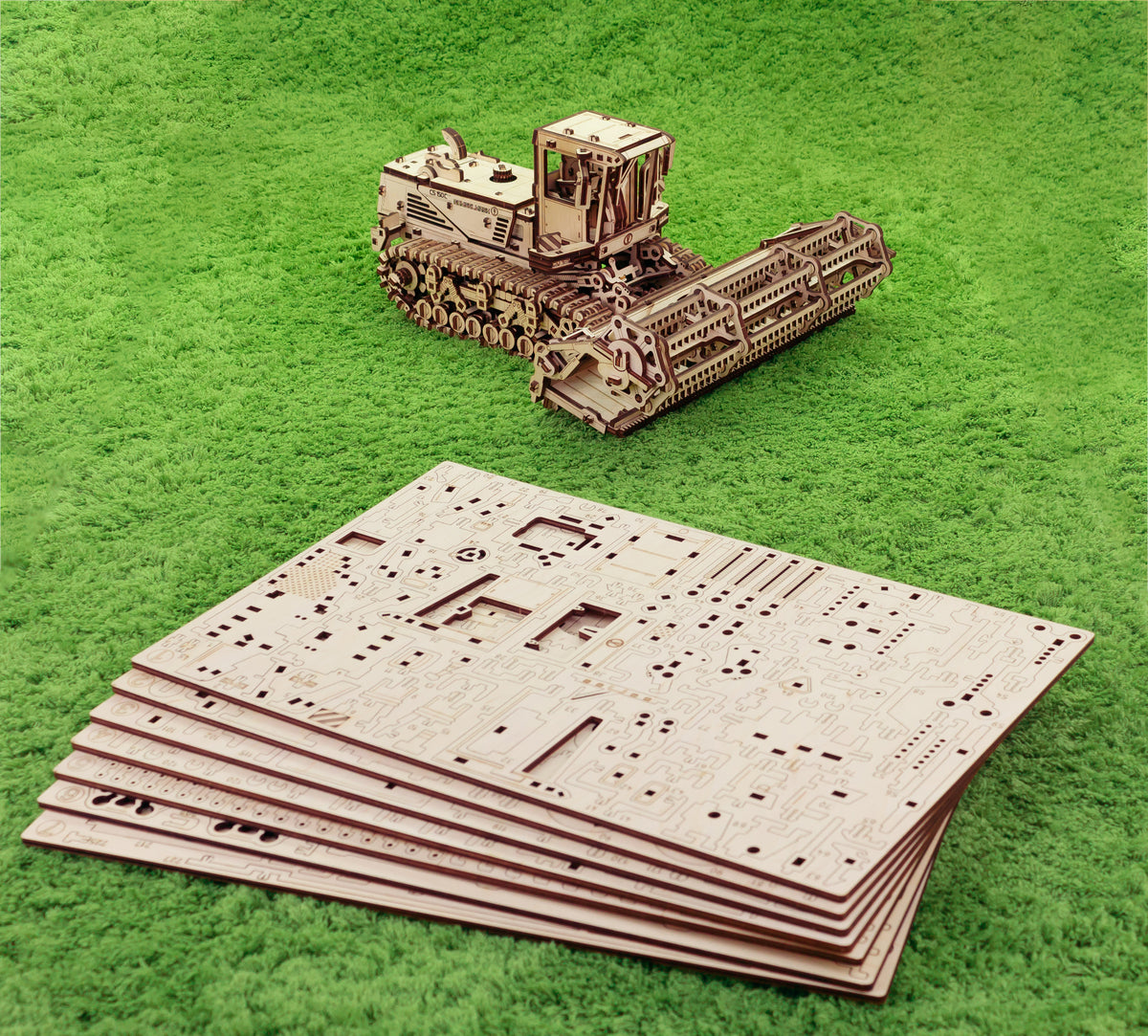3D-Holzpuzzle Mähdrescher