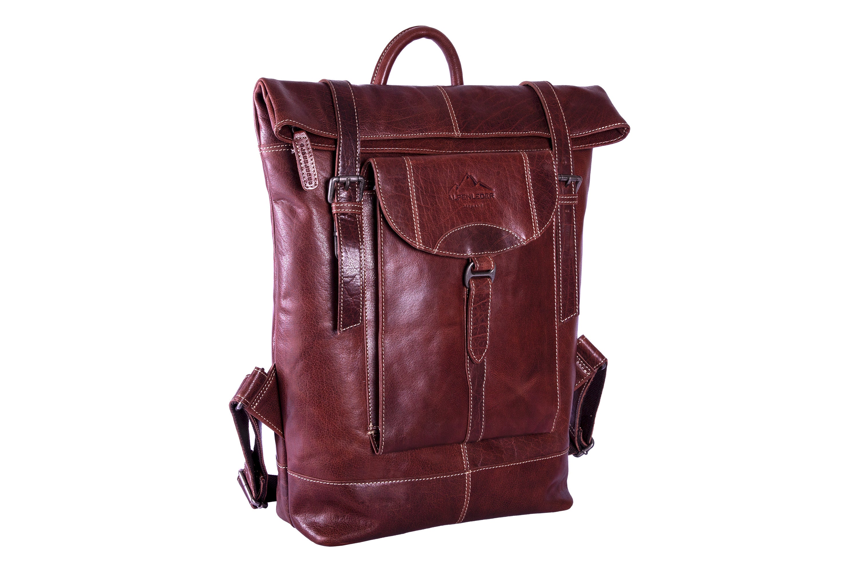 Kurierrucksack MOUNTAINSIDE aus Büffelleder