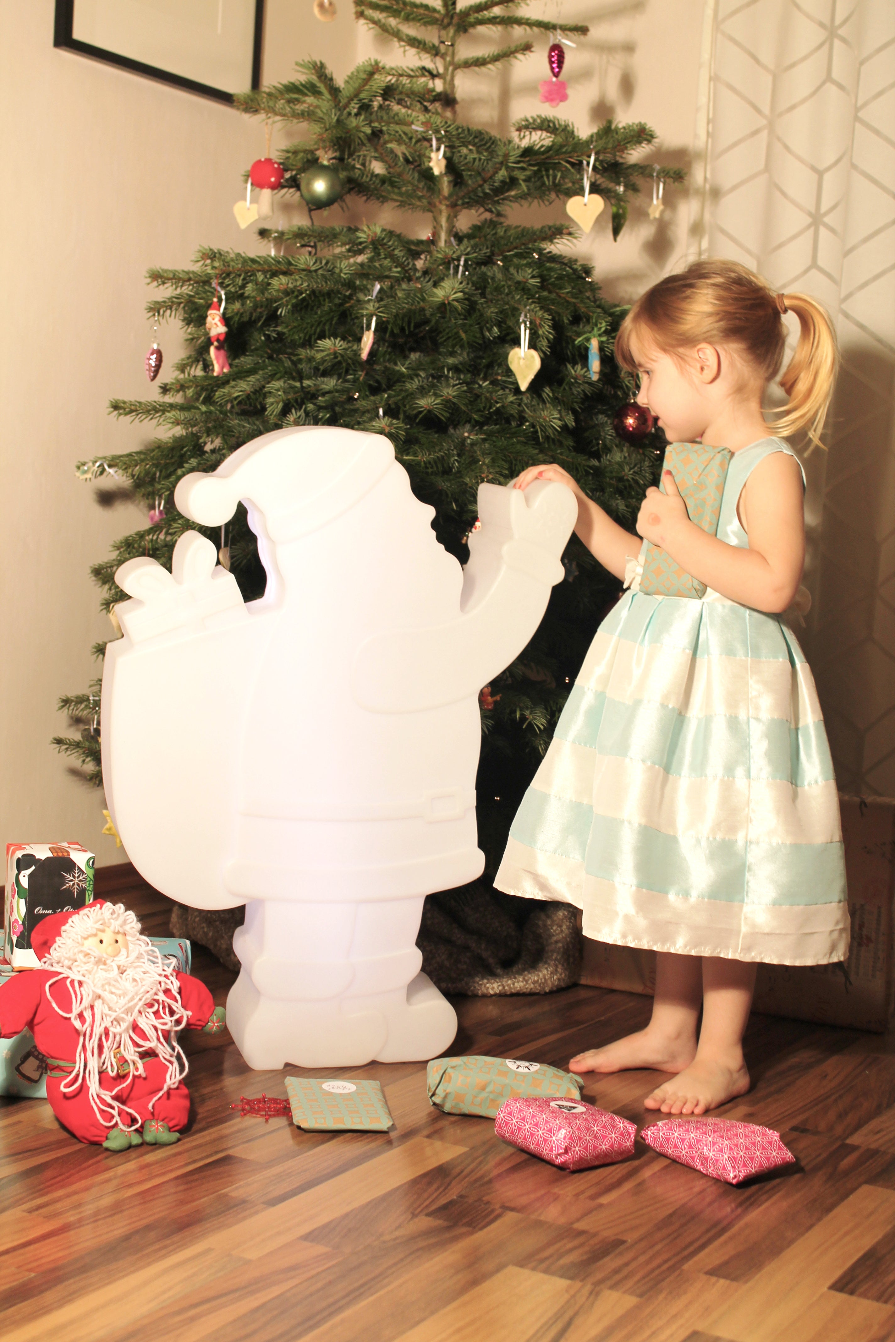 Dekoleuchte Shining Santa 78cm (RGB)