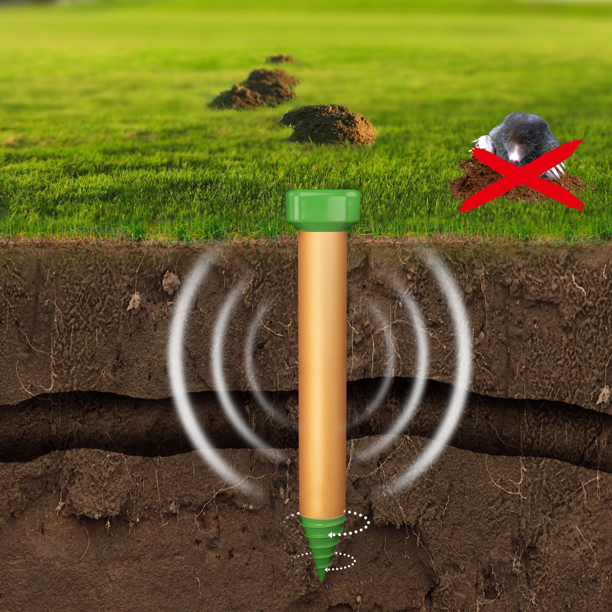 Maulwurf-Ameisen-Abwehr Deluxe