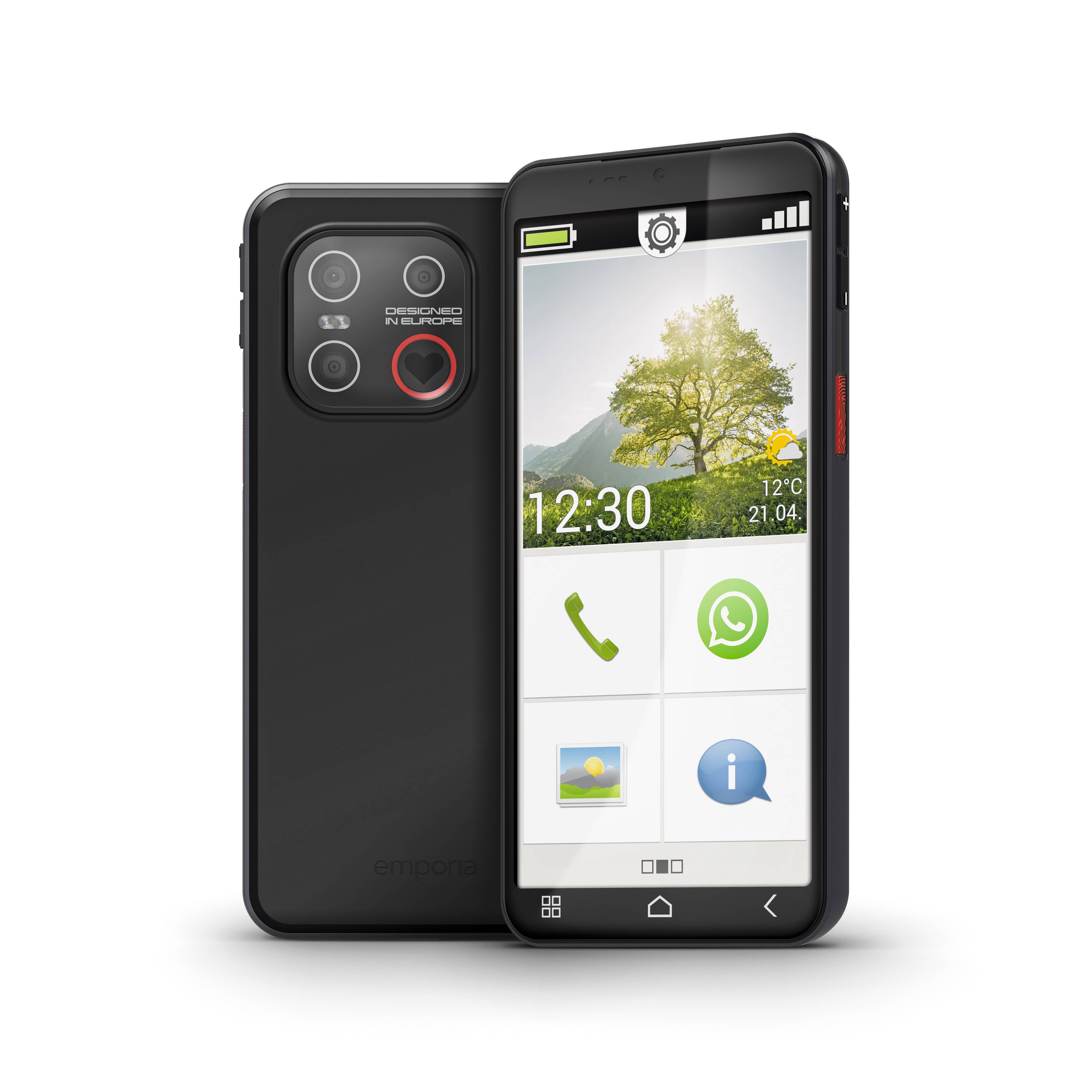 Smartphone E7 Lite inkl. Bookcover